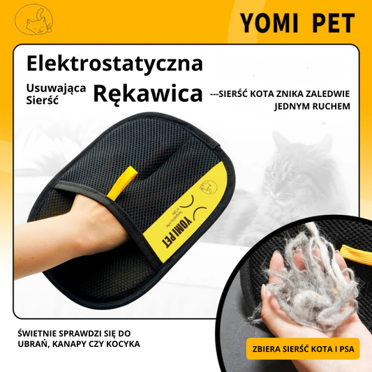 YOMI PET Rękawica do usuwania sierści